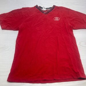VTG Tommy Hilfiger Jeans 1985  Mens T-Shirt Size XL  Red short sleeve all cotton